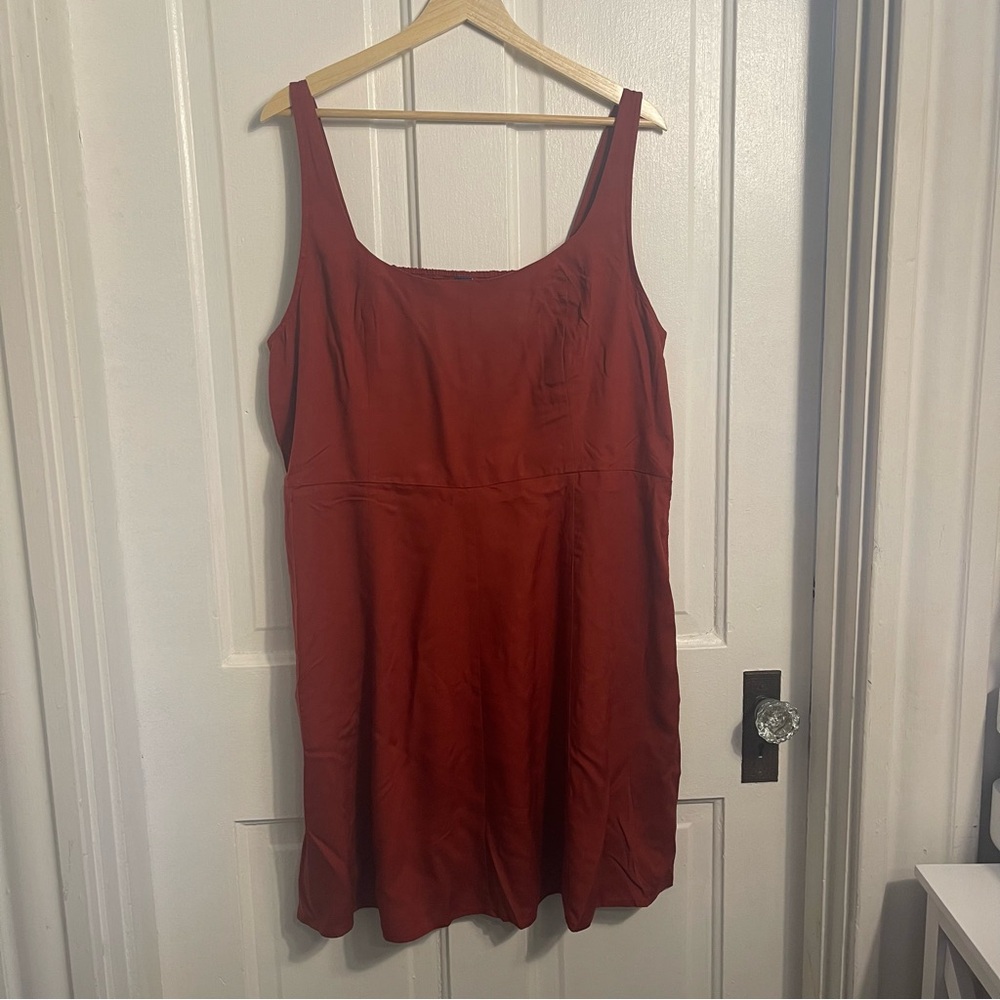 NWT Old Navy Swing Dress Rust Orange Size XL